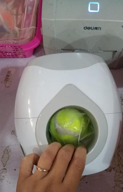 Alimentador inteligente para mascotas, dispositivo para lanzar pelotas de tenis perdidas, máquina de recompensa