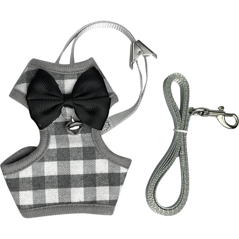 Corde de traction pour chat avec gilet antidérapant et sangle réglable