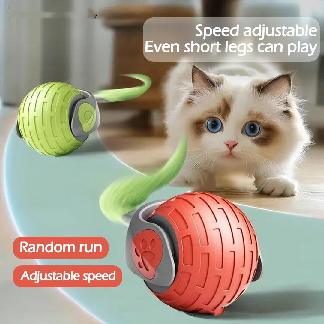 Nuevos juguetes interactivos para gatos, pelota eléctrica automática, juguetes para gatos, gatitos, mascotas, juguete inteligente automático, juguete para gatos recargable por USB, productos para mascotas