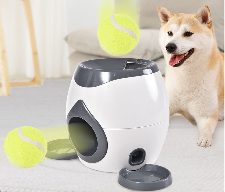 Alimentador inteligente para mascotas, dispositivo para lanzar pelotas de tenis perdidas, máquina de recompensa