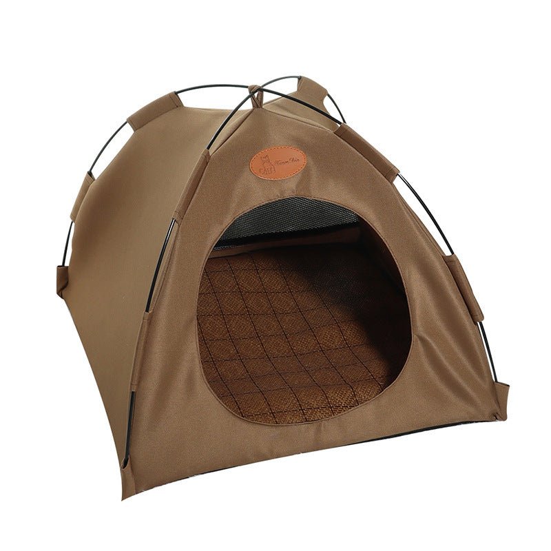 Tienda de lona plegable para exteriores para gatos
