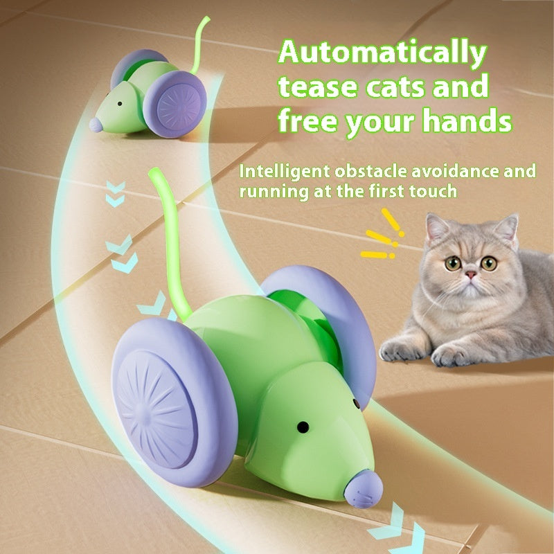 Juguete eléctrico para gatos que se mueve solo y se alivia, productos para mascotas