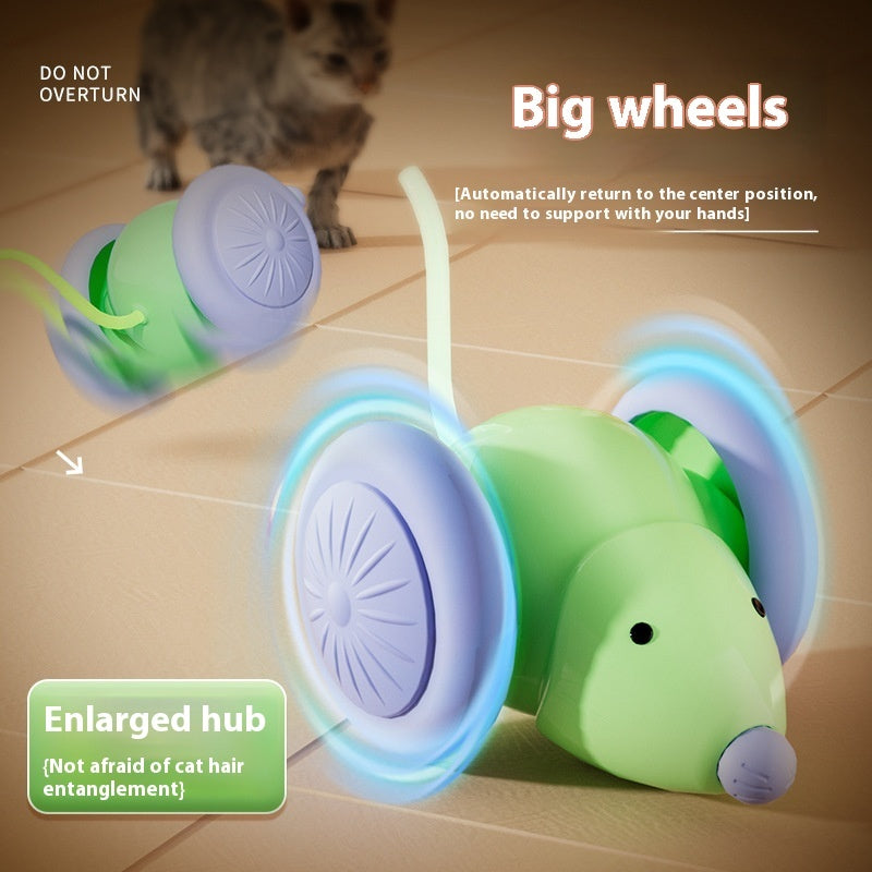 Juguete eléctrico para gatos que se mueve solo y se alivia, productos para mascotas