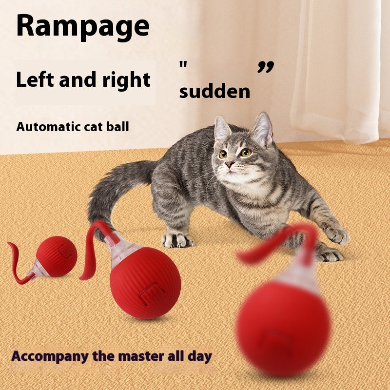 Pelota de juguete interactiva para gatos Super Drive Cat Rolling Ball