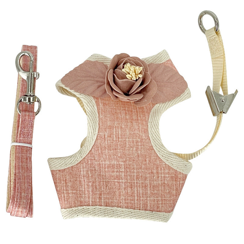 Corde de traction pour chat avec gilet antidérapant et sangle réglable