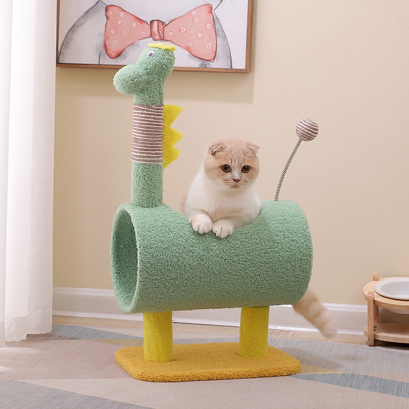Marco de escalada para gatos, poste rascador de sisal, plataforma de salto para gatos resistente al desgaste