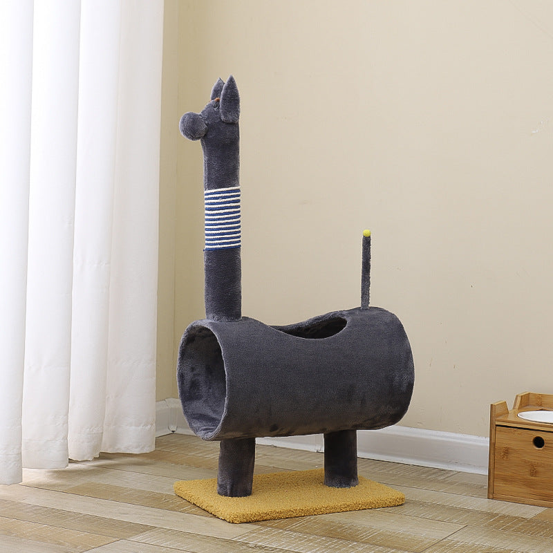 Marco de escalada para gatos, poste rascador de sisal, plataforma de salto para gatos resistente al desgaste
